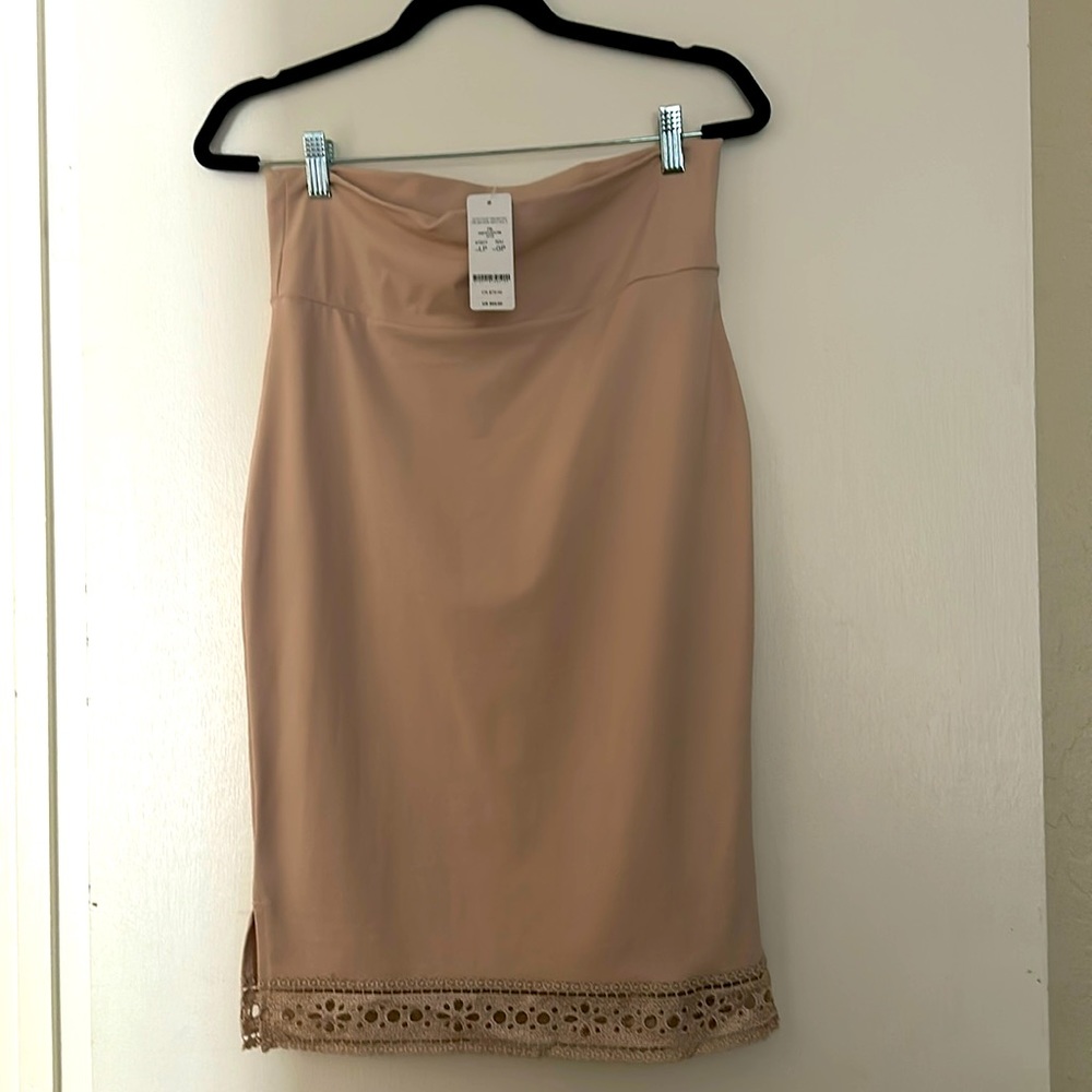 Petite light pink skirt